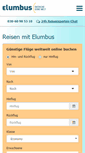 Mobile Screenshot of elumbus-reisen.de